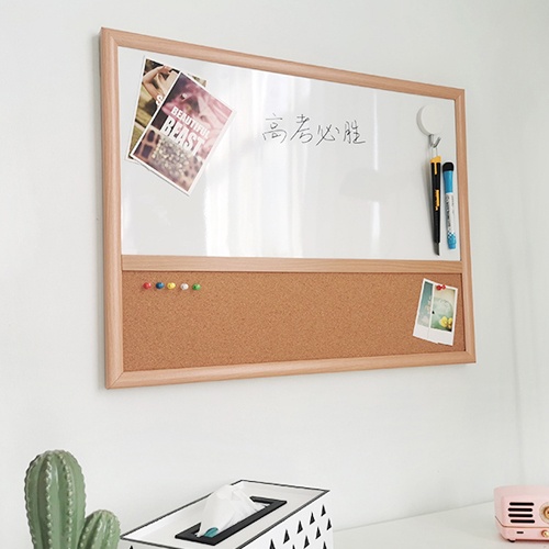 combination board, cork/whiteboard