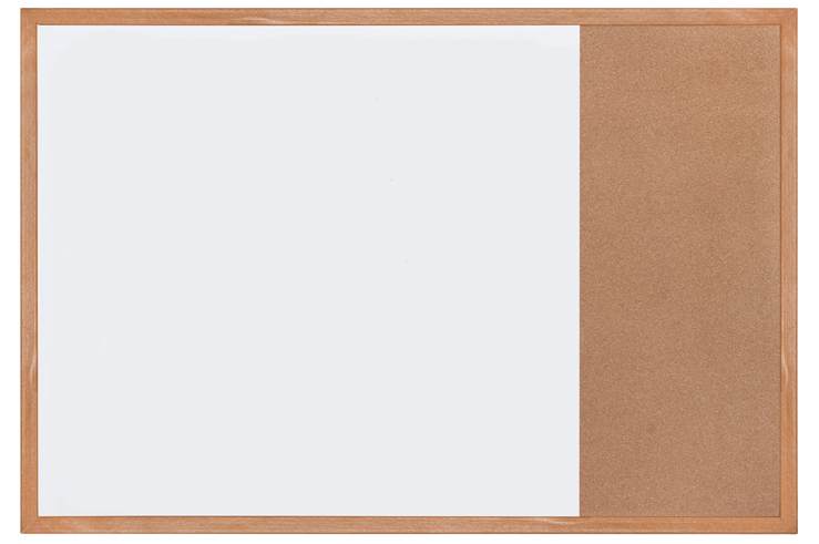 Flipside Products 18" X 24" Combo Cork/Dry Erase, Aluminum Framed Board - View #8