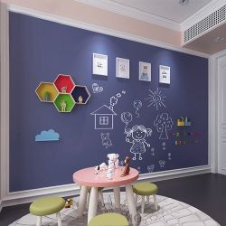 Gray Magnetic chalkboard Wallpaper